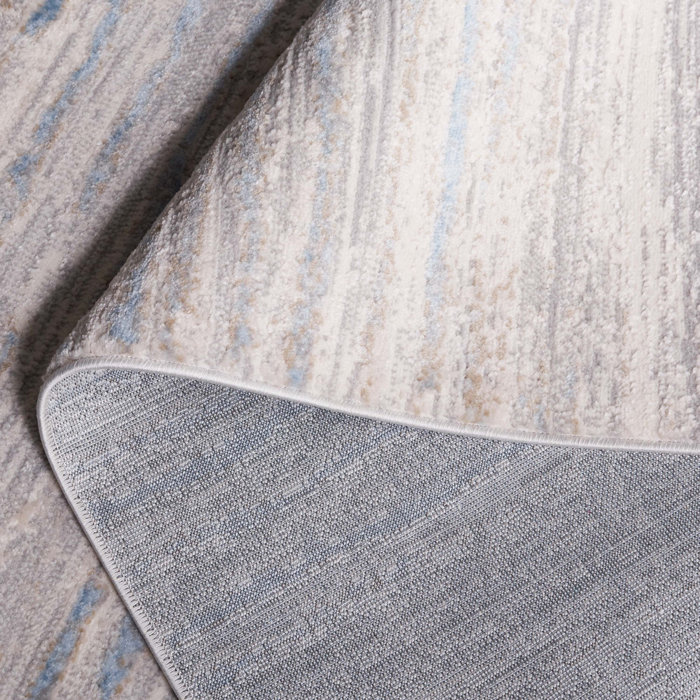 Sand & Stable Minkley Gray/Blue/Ivory Rug & Reviews Wayfair